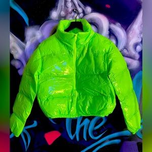 Puffy Green Jacket